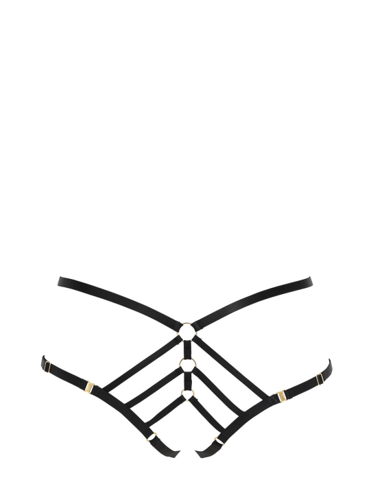 Bordelle Art Deco open satin briefs 4 Bordelle Art Deco open satin briefs