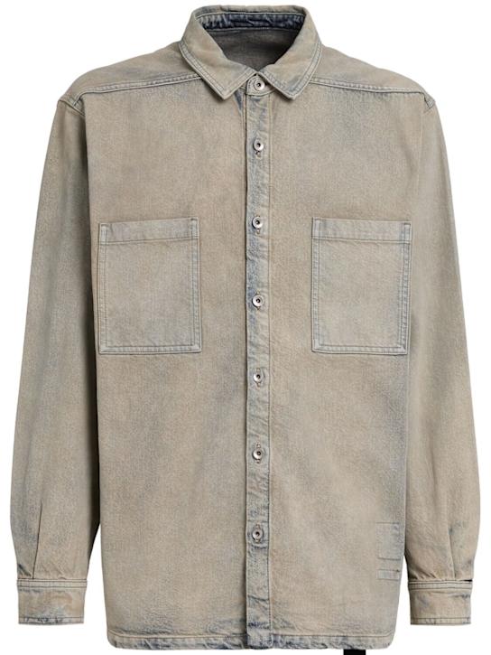 Rick Owens DRKSHDW Jumbo cotton denim outershirt