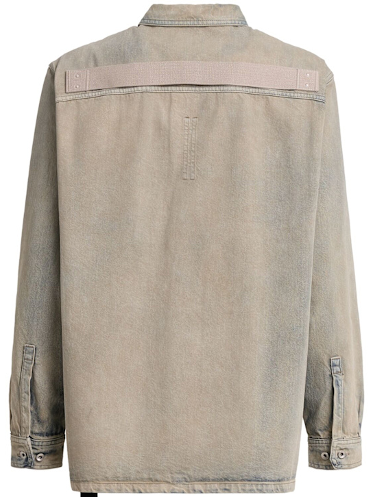 Rick Owens DRKSHDW Jumbo cotton denim outershirt