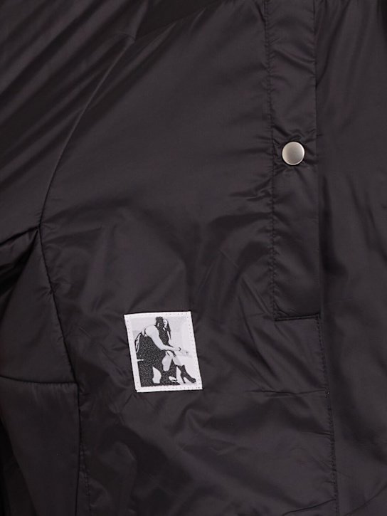 Rick Owens DRKSHDW Sealed long windbreaker coat 4 Rick Owens DRKSHDW Sealed long windbreaker coat