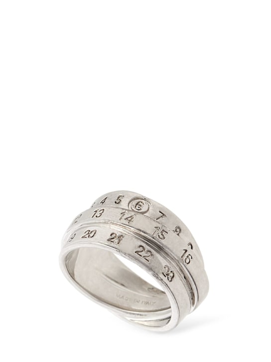 MM6 Maison Margiela Triple logo ring