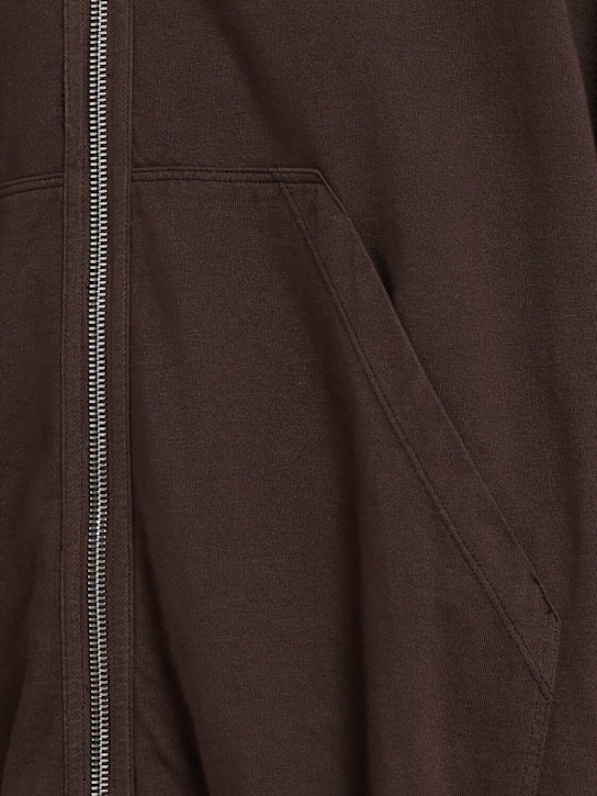 Rick Owens DRKSHDW Jumbo gimp hooded cotton sweatshirt 3 Rick Owens DRKSHDW Jumbo gimp hooded cotton sweatshirt