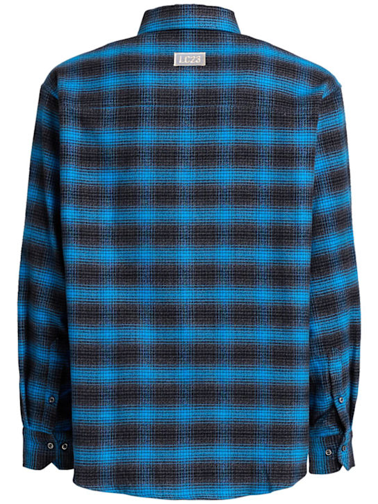 Lc23 Check cotton flannel shirt 4 Lc23 Check cotton flannel shirt