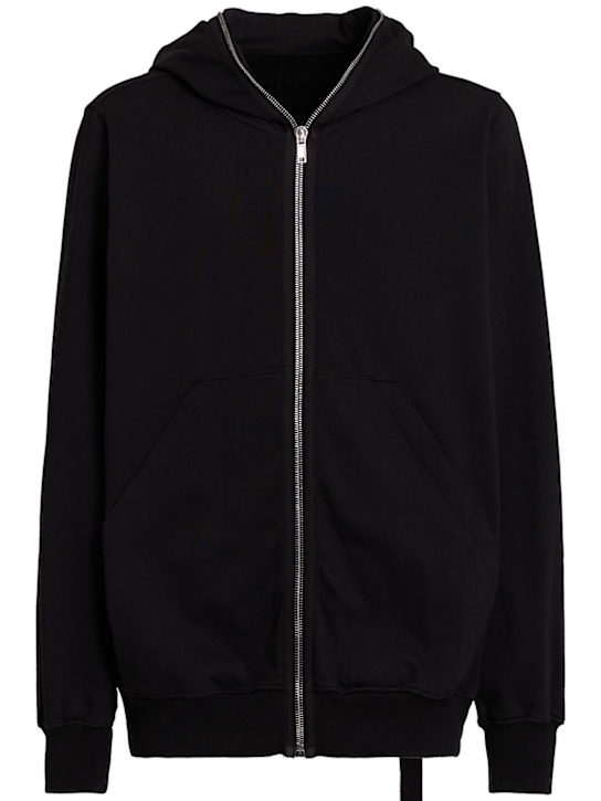 Rick Owens DRKSHDW Jumbo gimp hooded cotton sweatshirt