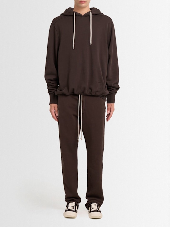 Rick Owens DRKSHDW Oversized hooded cotton sweatshirt