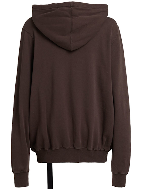 Rick Owens DRKSHDW Oversized hooded cotton sweatshirt 3 Rick Owens DRKSHDW Oversized hooded cotton sweatshirt