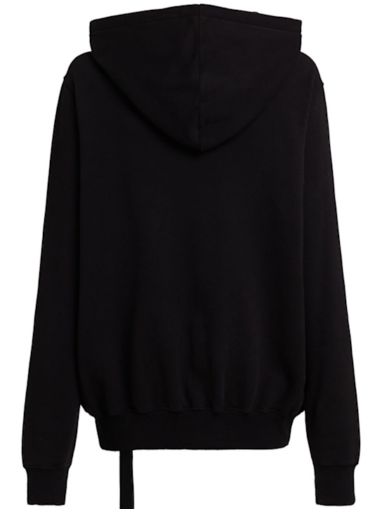 Rick Owens DRKSHDW Oversized hooded cotton sweatshirt