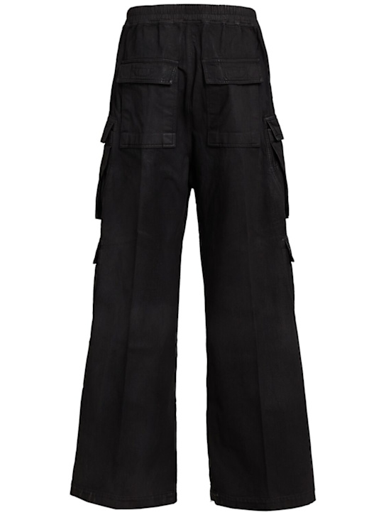 Rick Owens DRKSHDW Double jumbo belas waxed cargo pants