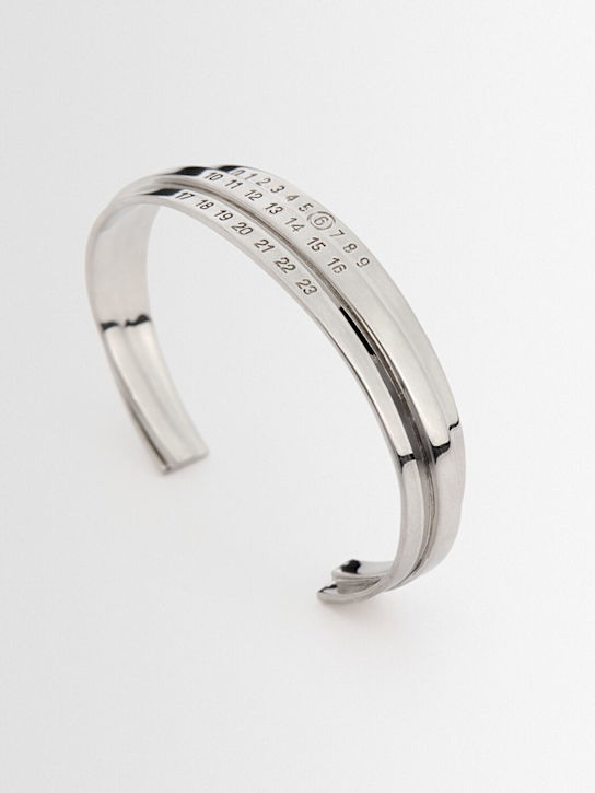 MM6 Maison Margiela Enamel logo cuff