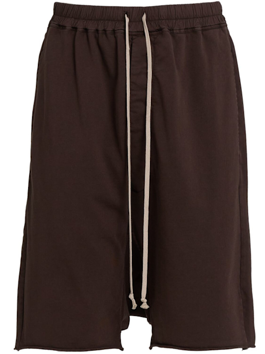 Rick Owens DRKSHDW Pods cotton blend drawstring shorts