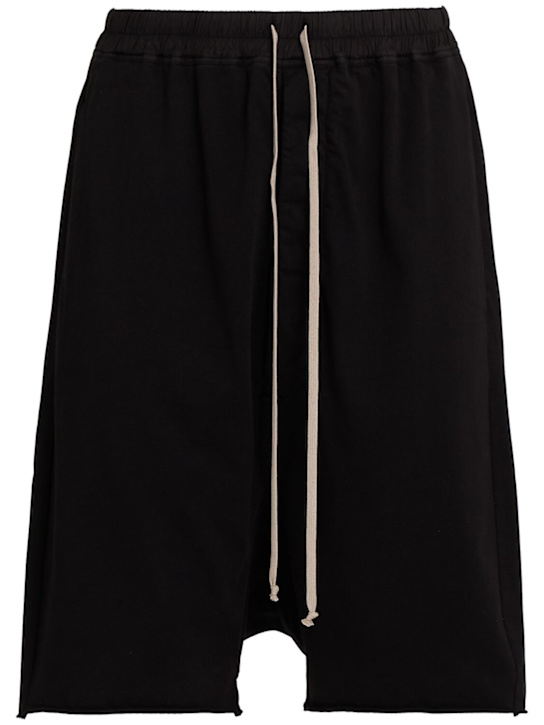 Rick Owens DRKSHDW Pods cotton blend drawstring shorts 4 Rick Owens DRKSHDW Pods cotton blend drawstring shorts