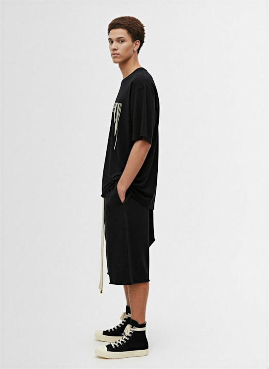 Rick Owens DRKSHDW Pods cotton blend drawstring shorts 3 Rick Owens DRKSHDW Pods cotton blend drawstring shorts