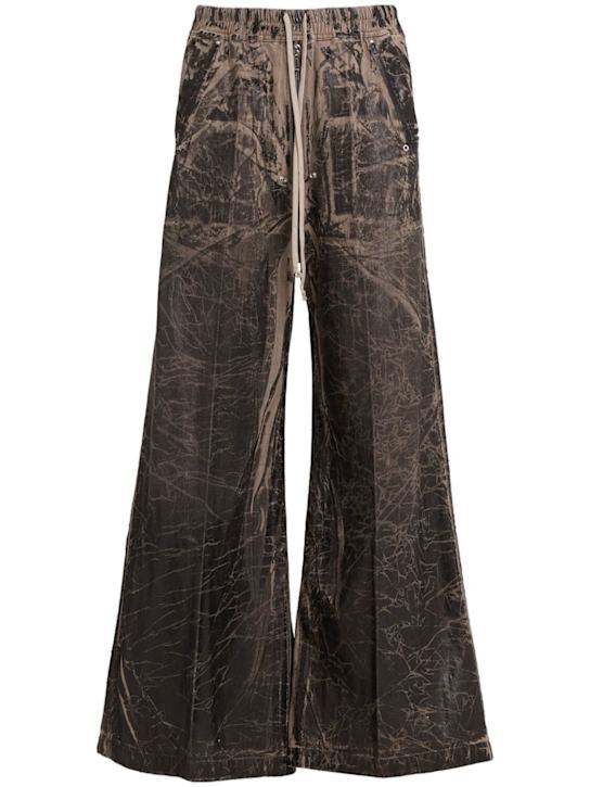 Rick Owens DRKSHDW Geth belas black foil pants