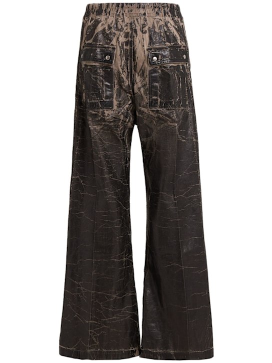 Rick Owens DRKSHDW Geth belas black foil pants