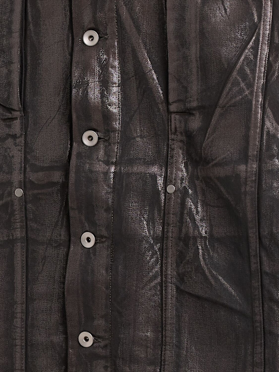 Rick Owens DRKSHDW Lido worker bronze cotton jacket 3 Rick Owens DRKSHDW Lido worker bronze cotton jacket