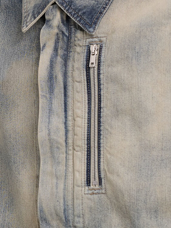 Rick Owens DRKSHDW Cotton denim zip-front jacket 3 Rick Owens DRKSHDW Cotton denim zip-front jacket