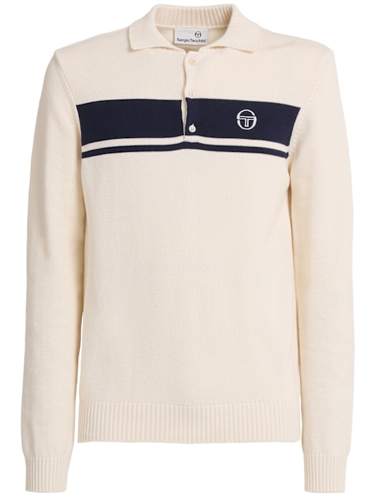 Sergio Tacchini Damarindo l/s cotton knit polo