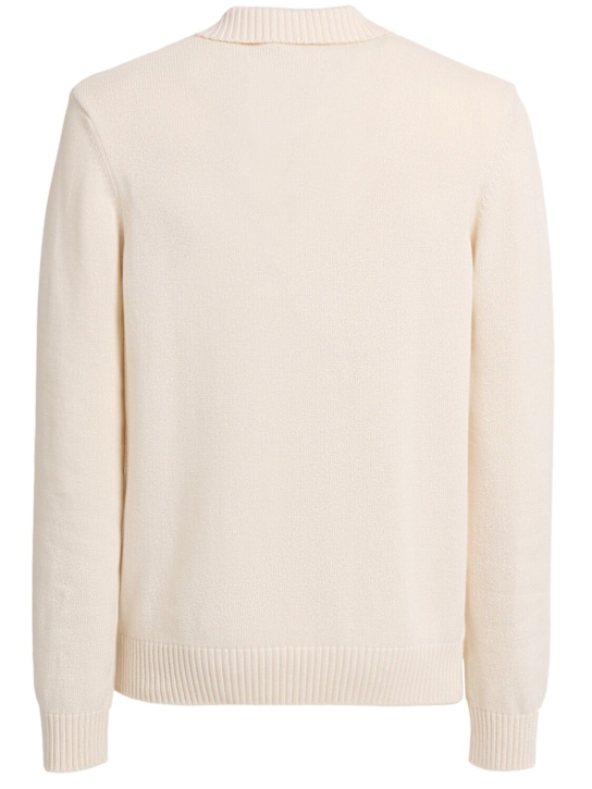 Sergio Tacchini Damarindo l/s cotton knit polo 3 Sergio Tacchini Damarindo l/s cotton knit polo