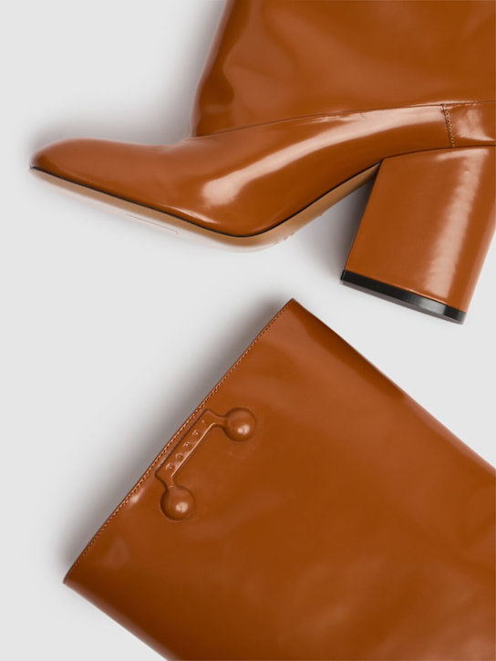 Marni 90mm Shiny leather tall boots 3 Marni 90mm Shiny leather tall boots
