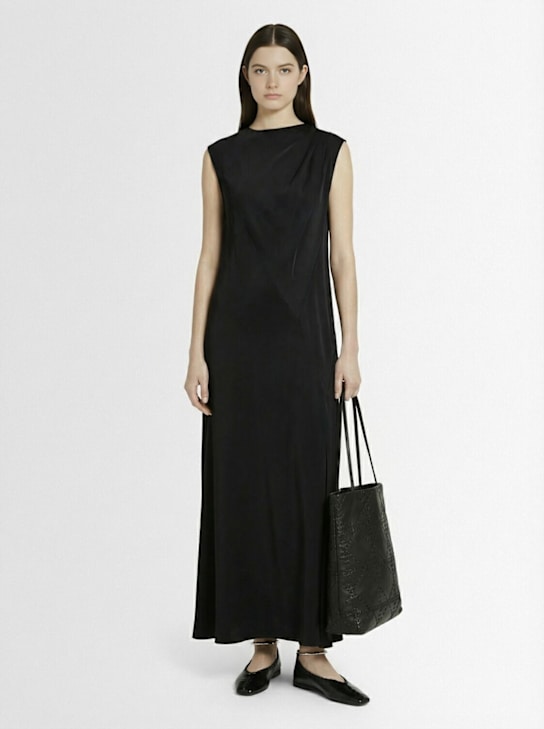 Jil Sander Sleeveless fluid jersey long dress