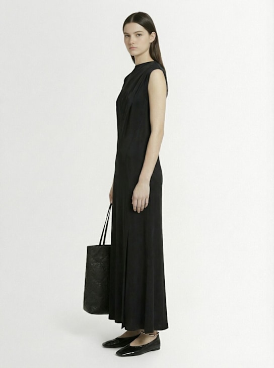 Jil Sander Sleeveless fluid jersey long dress