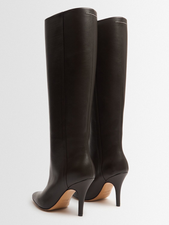 MM6 Maison Margiela 100mm Leather tall boots