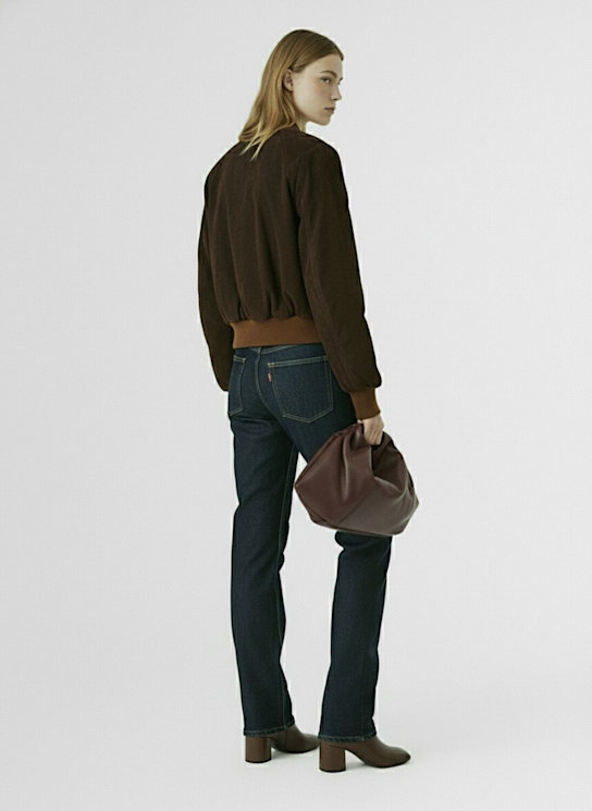 MM6 Maison Margiela Washed cotton viscose satin bomber