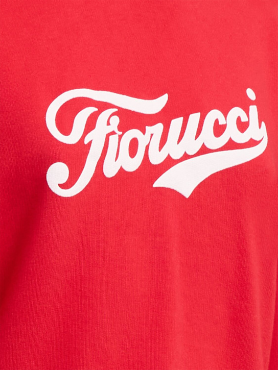 Fiorucci Varsity logo cotton cropped hoodie 5 Fiorucci Varsity logo cotton cropped hoodie