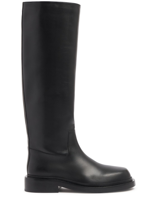 Jil Sander 15mm Leather high boots