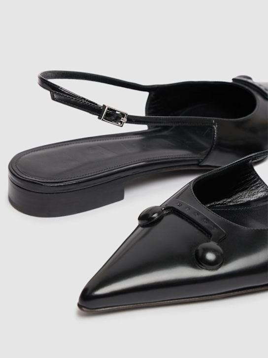 Marni 10mm Leather slingback flats 4 Marni 10mm Leather slingback flats