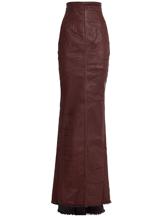 Rick Owens DRKSHDW Lido denim long skirt