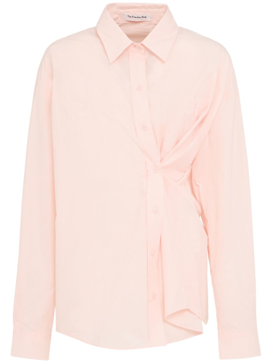 The Frankie Shop Ornella cotton wrapped shirt
