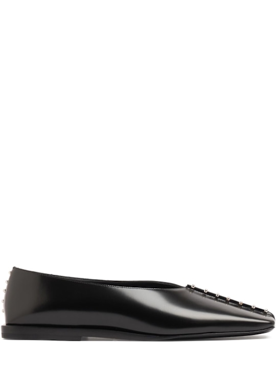 Jil Sander Leather ballerina flats