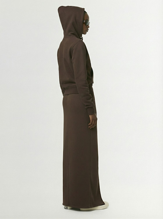 Rick Owens DRKSHDW Phleg jersey front slit long skirt 3 Rick Owens DRKSHDW Phleg jersey front slit long skirt