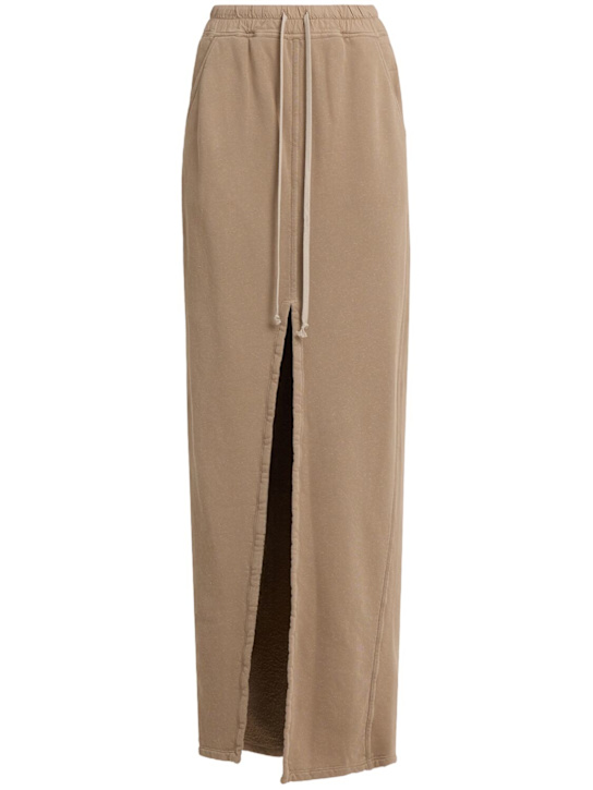 Rick Owens DRKSHDW Phleg jersey front slit long skirt 6 Rick Owens DRKSHDW Phleg jersey front slit long skirt