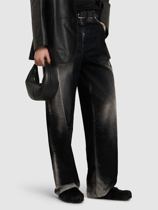 Marni 10mm Fussbett pony hair sabot flats