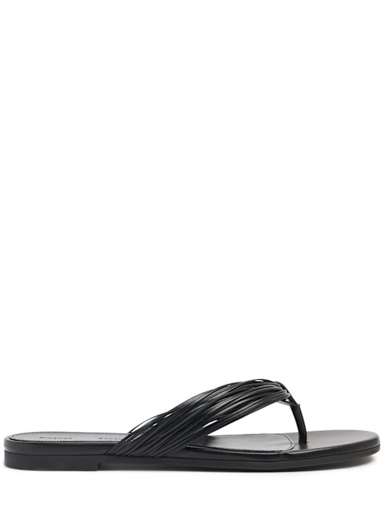 Proenza Schouler 10mm Cable leather thong sandals