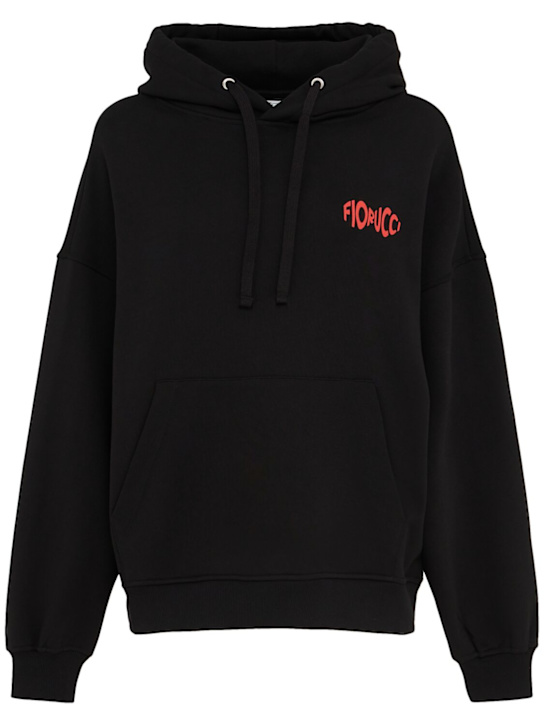 Fiorucci Cherry mouth print cotton sweatshirt