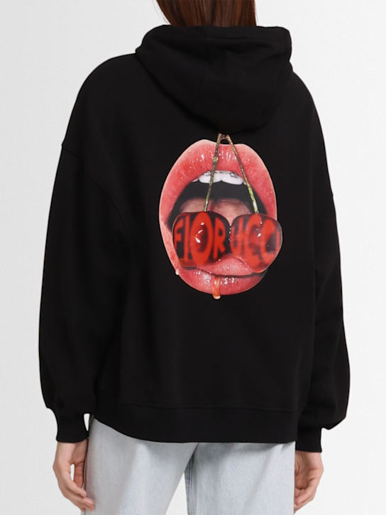 Fiorucci Cherry mouth print cotton sweatshirt 3 Fiorucci Cherry mouth print cotton sweatshirt