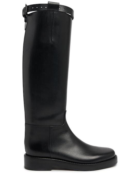 Ann Demeulemeester 30mm Stan leather tall boots
