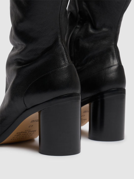 Maison Margiela 80mm Tabi vintage leather tall boots