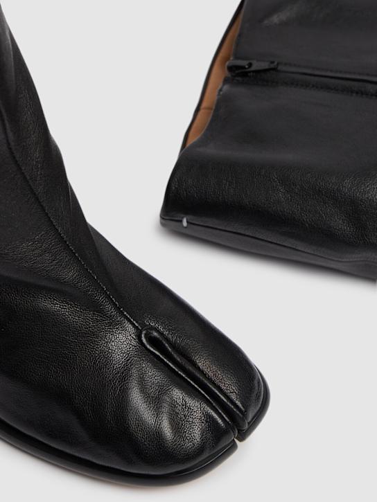 Maison Margiela 80mm Tabi vintage leather tall boots