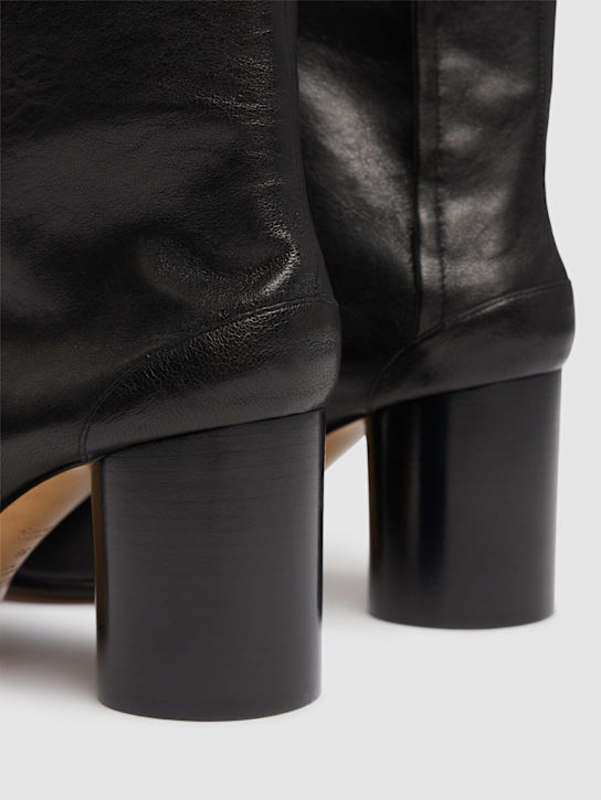 Maison Margiela 80mm Tabi vintage leather ankle boots 5 Maison Margiela 80mm Tabi vintage leather ankle boots
