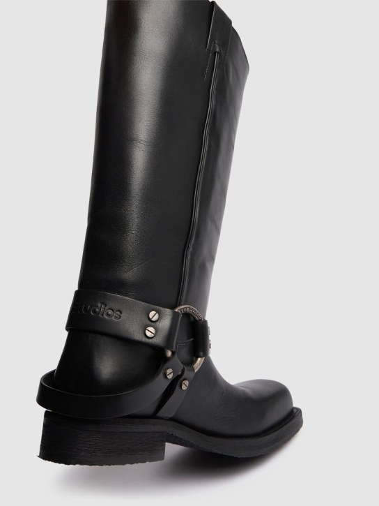 Acne Studios 40mm Balius leather tall boots 4 Acne Studios 40mm Balius leather tall boots