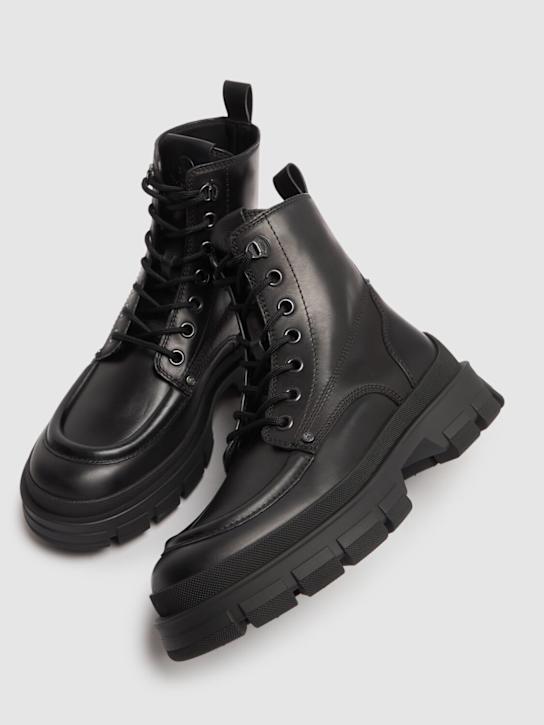 Moncler 7.8cm Hevea leather ankle boots 3 Moncler 7.8cm Hevea leather ankle boots