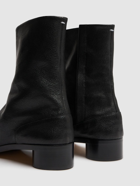 Maison Margiela 30mm Tabi leather ankle boots 5 Maison Margiela 30mm Tabi leather ankle boots