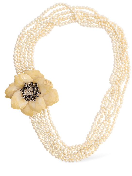 Valentino Garavani Long flower necklace