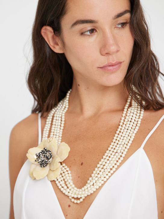Valentino Garavani Long flower necklace