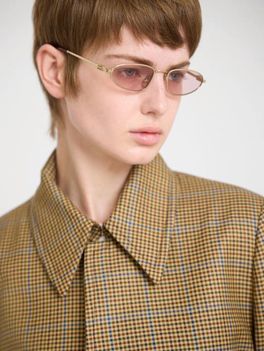 Miu Miu Round metal sunglasses