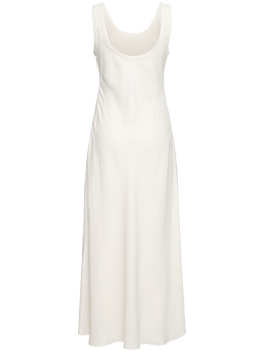 Brunello Cucinelli Fluid linen blend twill long dress